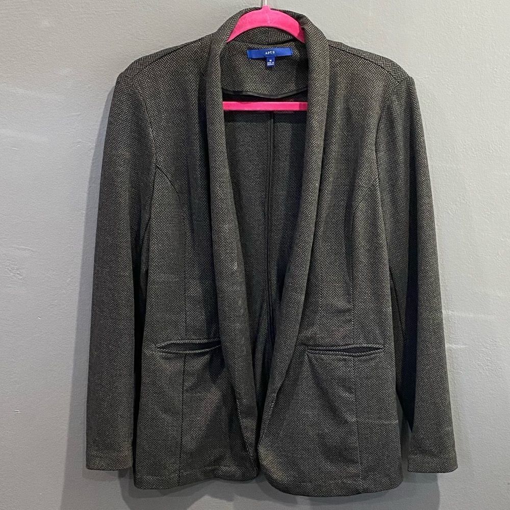 APT. 9 Blazer Gray Size Medium